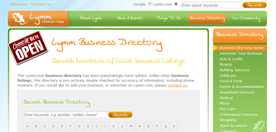 Lymm Business Directory