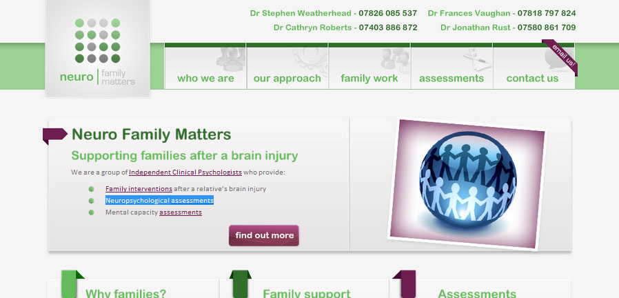 The Neuro Family Matters Homepage