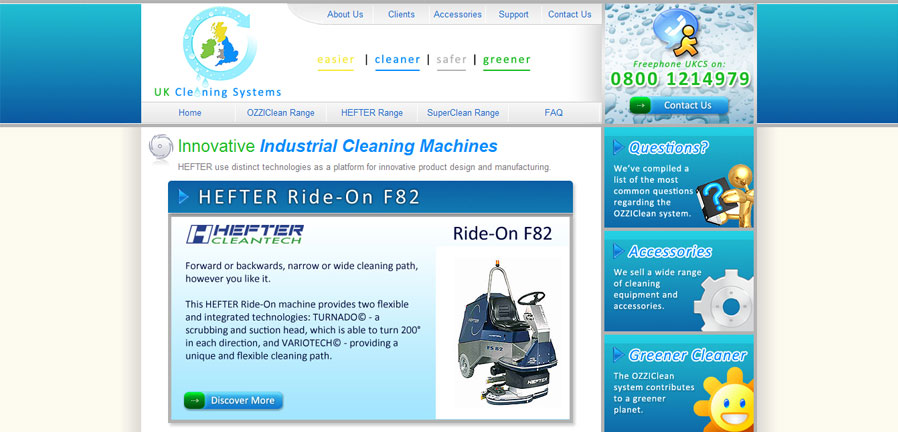 UK Cleaning Systems Homepage